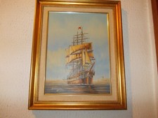 Tableau : ( AKOUN = 1300 € ) huile sur toile signée AMBROSE .