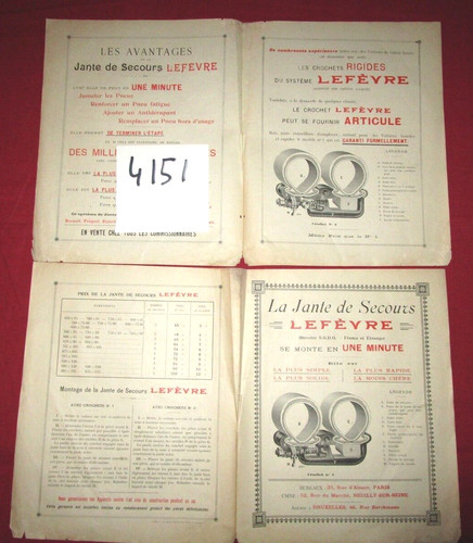 4151 dépliant la jante - ,