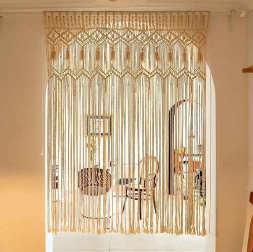 Mkono macrame curtain - macrame, large