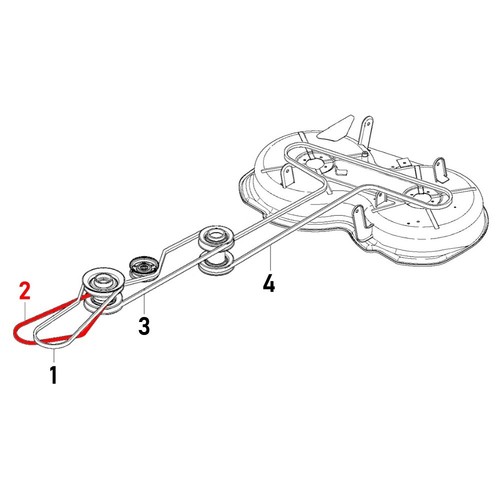 Belt 589562201 for husqvarna - v-belt,