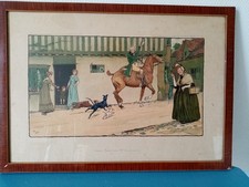 Cecil Aldin, ancienne estampe