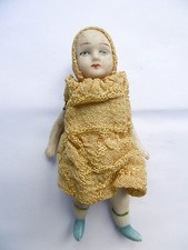 POUPEE ANCIENNE -MIGNONETTE ALLEMANDE -TOUT BISCUIT - Ht 9 cm