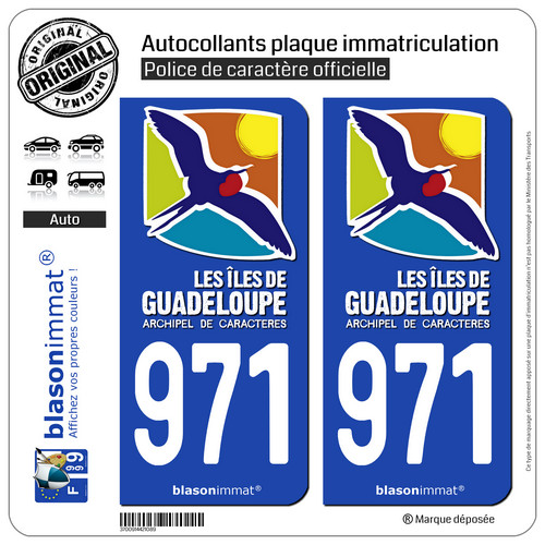 Stickers autocollant plaque - 2,