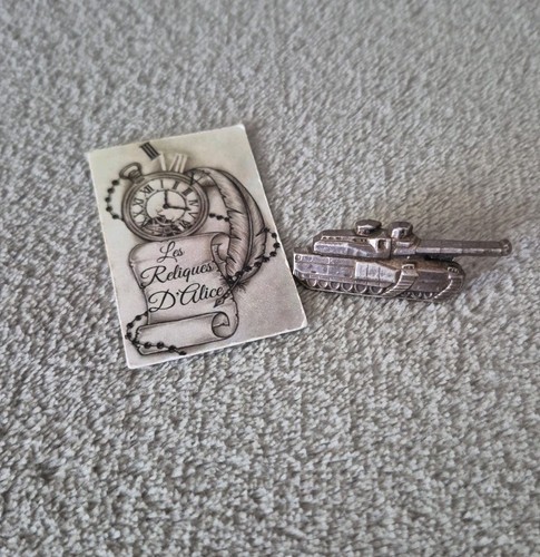 Insigne char leclerc argenté - insigne,