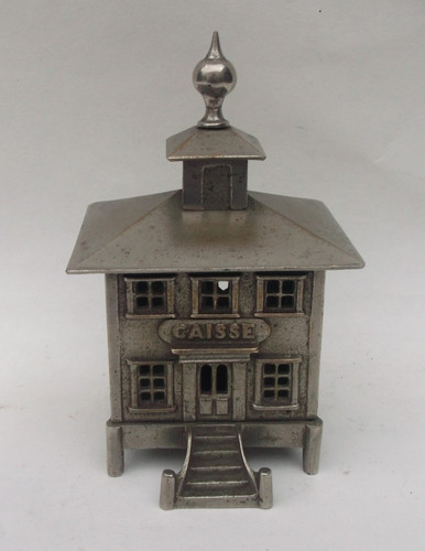 Ancienne tirelire bronze - ancienne, en