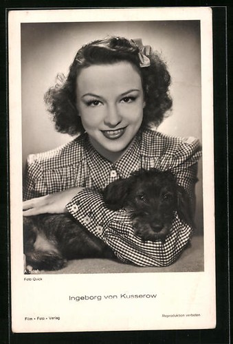 Carte postale actrice - , ingeborg