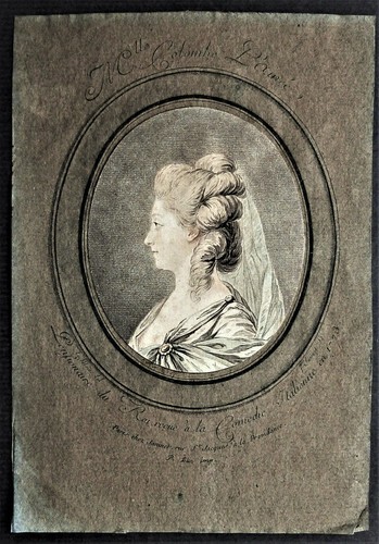 Gravure couleurs mlle - couleurs,