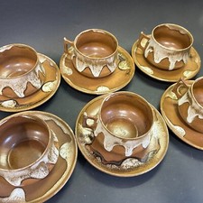 La poterie des Ligers, Maure-Lebret, Service en grès flammé de la Puisaye, XXe