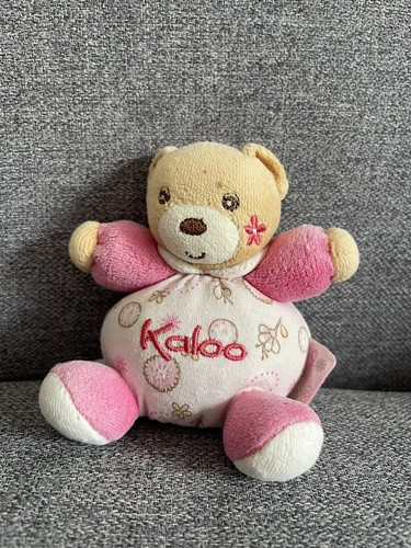 Mini doudou ours - doudou, fleurs