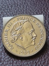 monaco rainier III 5 francs 1989 rare 35000 exemplaires