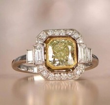 4 CT Champagne Traitée Bague