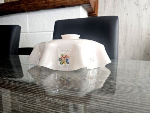 Abat jour lustre opaline - lustre,