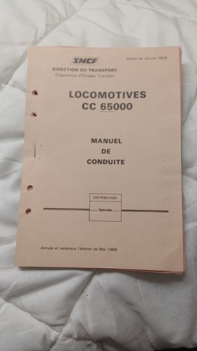Sncf rare manuel de conduite - de,