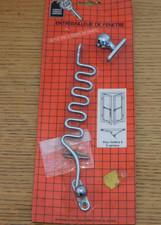 VINTAGE entrebailleur de fenetre PORTE reglable en METAL fermeture FTH THIRARD