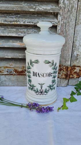 Ancien pot pharmacie - pharmacie, en