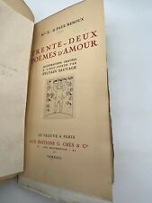 Trente-deux poèmes d'amour - Mme X & Paul Reboux - 1923