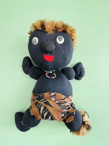Peluche poupée africaine - poupée, en