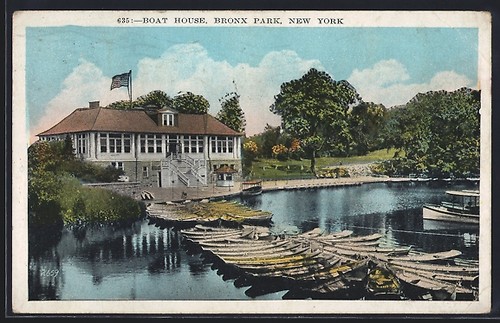 Carte postale bronx - bronx, park,