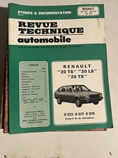 RTA revue technique RENAULT 20