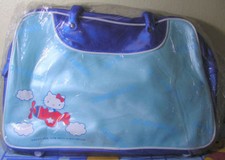 NWT Saniro Hello Kitty blue school bag shoulder bag