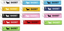 Porte cles clefs chien basset
