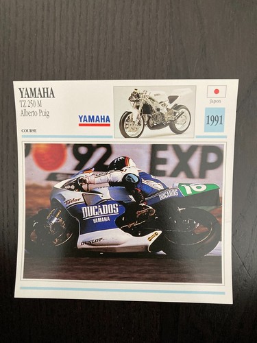 Carte fiche moto - carte, collection