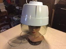 Rare casque coiffure vintage CALOR Bleu sixties sèche-cheveux Mural Pro.