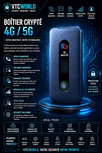 Boitier crypté - 4/5g,