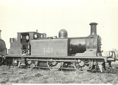 Carte postale trains - carte,