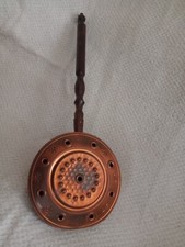 Ancien Chauffe-Lit en Cuivre (dans son jus)