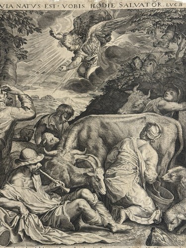 Annonciation aux bergers - bergers, &
