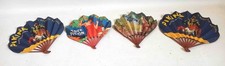 Lot de 4 éventails publicitaires Années 30 Picon Pikina Collector