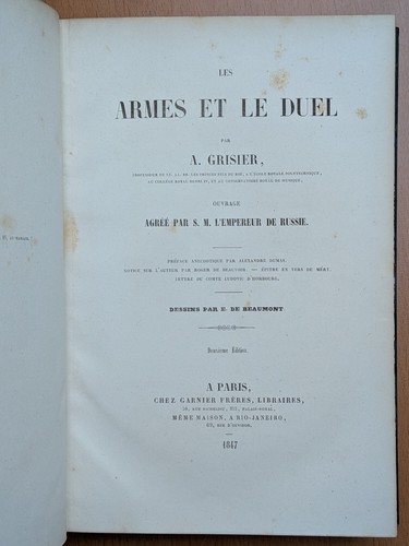 Les armes duel - le,