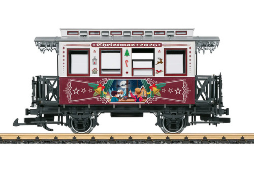 Lgb voiture voyageurs noël - voyageurs,