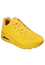 Skecher Rue Uno -stand Sur Air Baskets Femme 73690 Yellow
