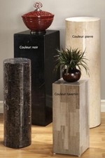 Piedestal ou sellette marbre