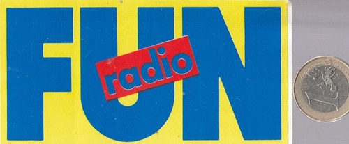 Autocollant radio fun - autocollant., radio-