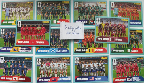 Panini lot stickers - lot,