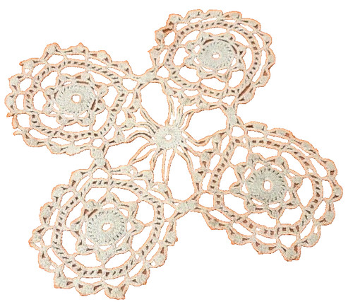 Napperon ancien crochet - napperon,