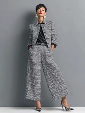 Tailleur Femme Tweed Raffiné