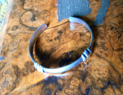 Bracelet jonc ouvert argent - jonc,