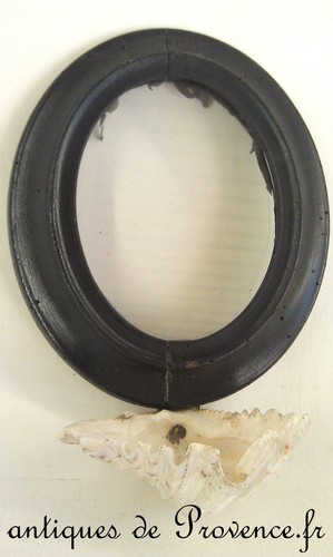 Superbe ancien cadre - , ovale