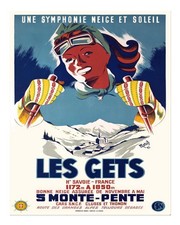 Affiche d'art mural vintage de