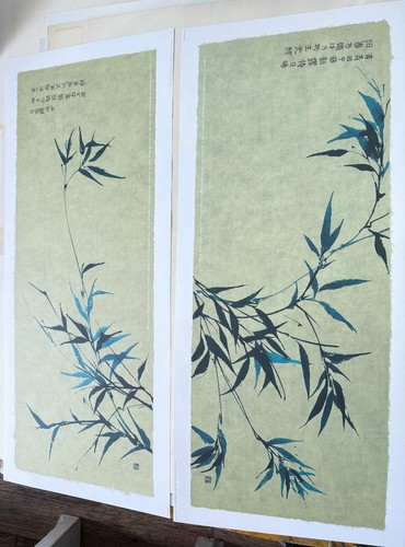 Asian tree branch leaf - 2,