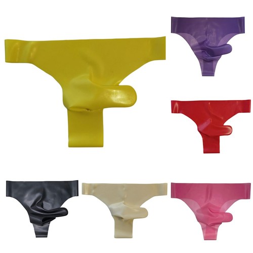 Slip caoutchouc latex homme