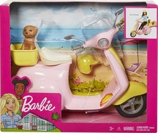 Barbie Scooter Moto Avec Un