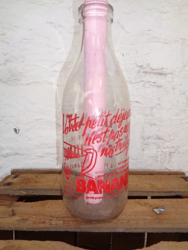 Ancienne bouteille lait - bouteille,