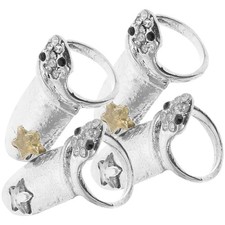  4 Pcs Bague D'ongle Bijoux