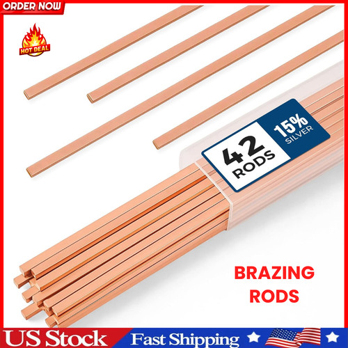 Silver brazing rods - 15%,