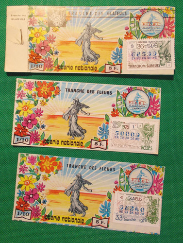 Billets loterie nationale - billets, de